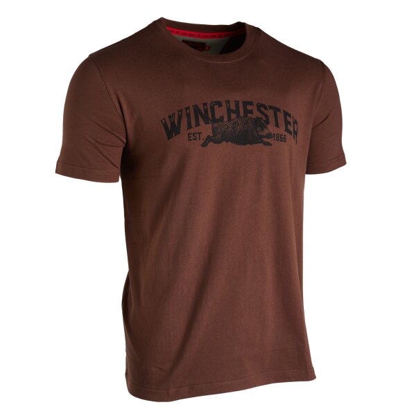 WINCHESTER T-Shirt Herren VERMONT braun