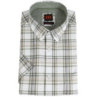 House of Hunting Sommerhemd KAIN grün / weiß