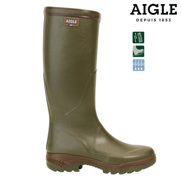 AIGLE Gummistiefel Parcours 2 Jersey in khaki